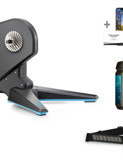 Tacx Flux 2 Smart + Ceinture Cardiaque Garmin + Bidon + Abonnements Premium Tacx® 6 Mois
