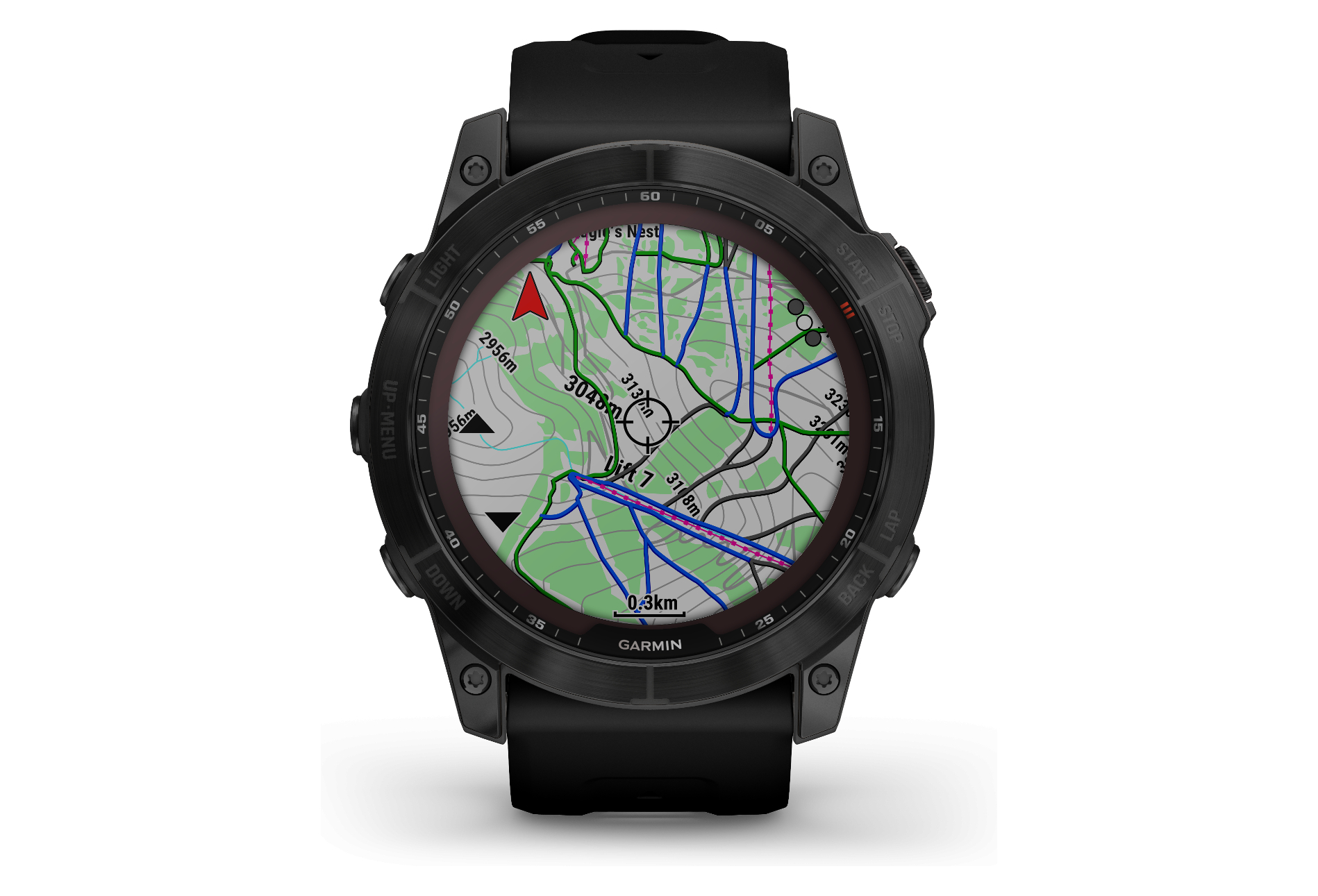 Garmin Fenix 7X Sapphire Solar Noir – Image 4