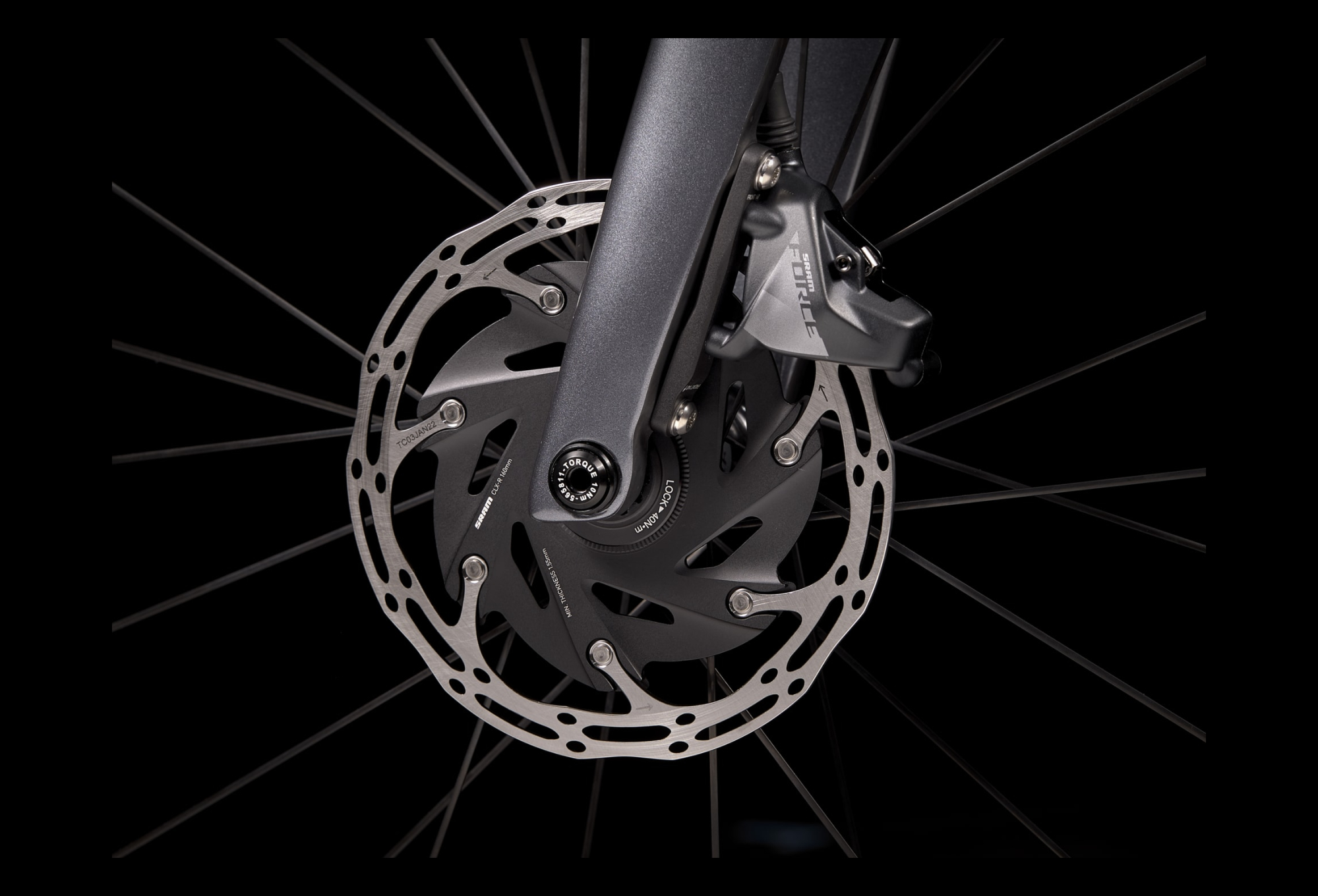 Trek Emonda SL 7 Disque AXS Gris Galactique / Noir 2023 – Image 10