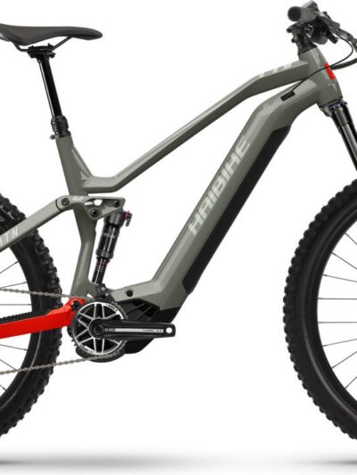 Haibike AllMtn 4 Vert Kaki/Rouge