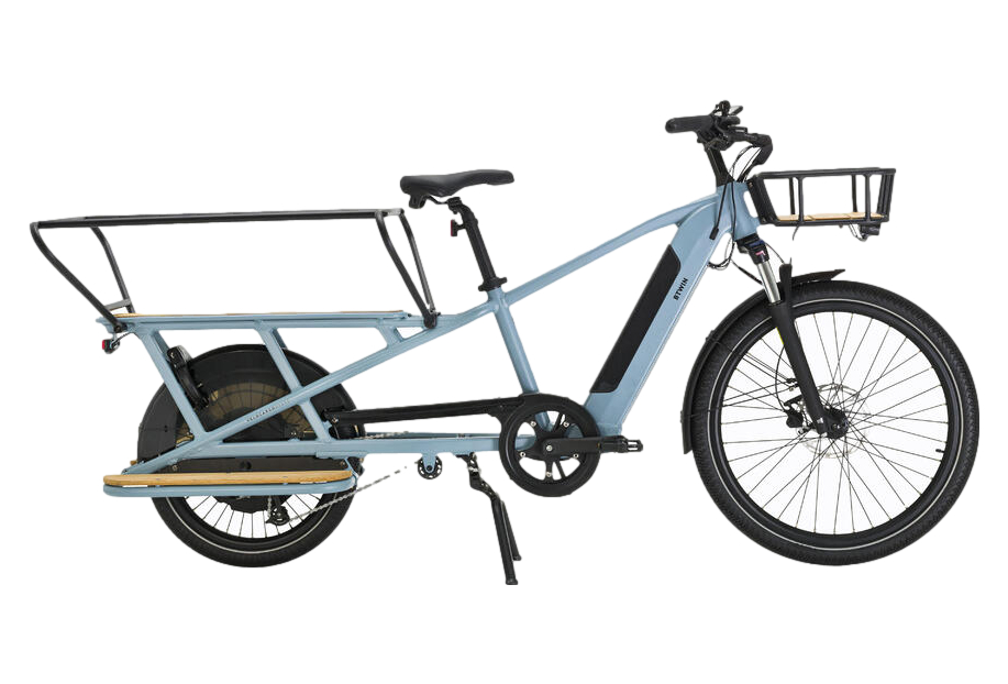 Btwin Elops R500E Microshift 8V 26/20'' 672 Wh Bleu 2022 – Image 2