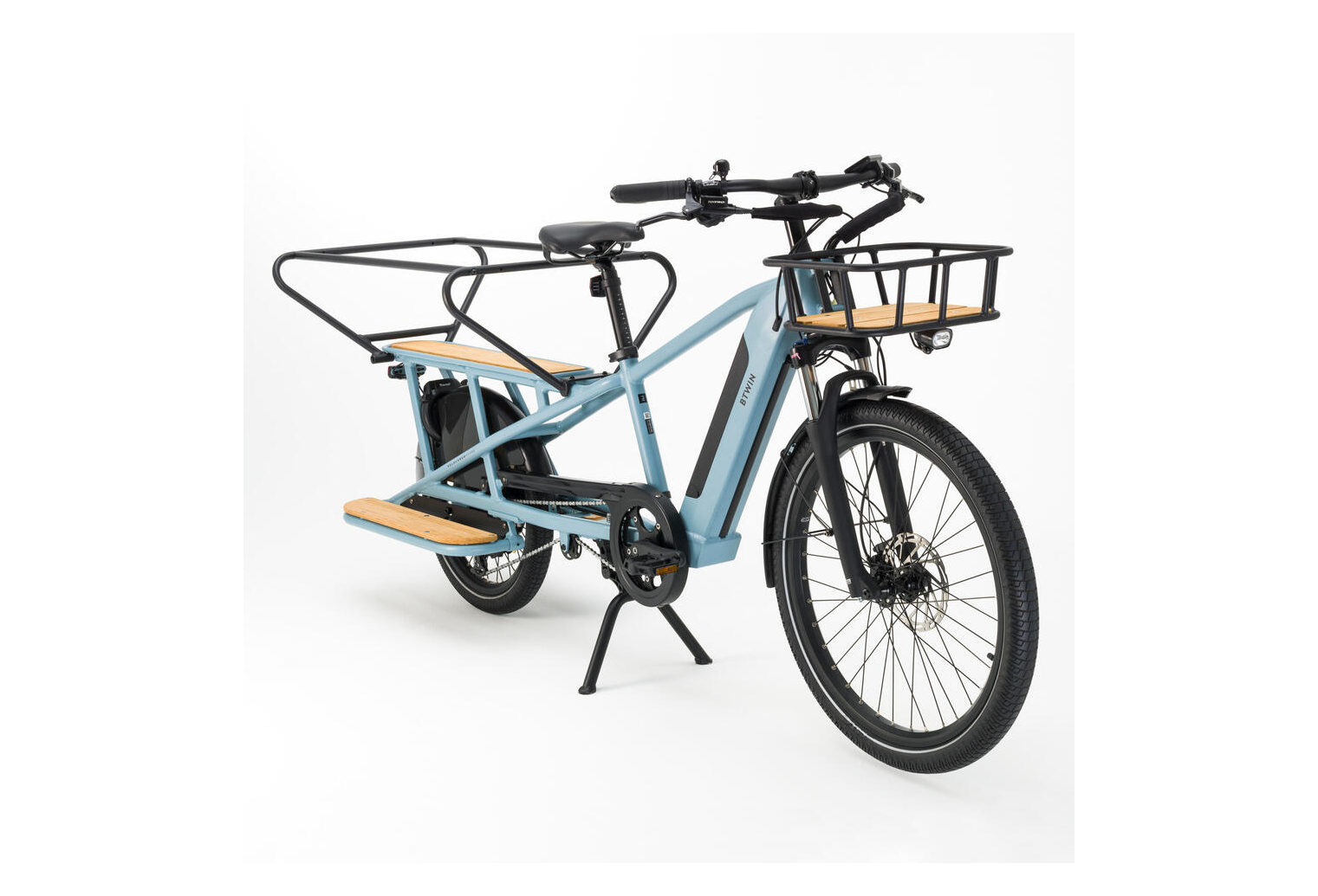 Btwin Elops R500E Microshift 8V 26/20'' 672 Wh Bleu 2022 – Image 4