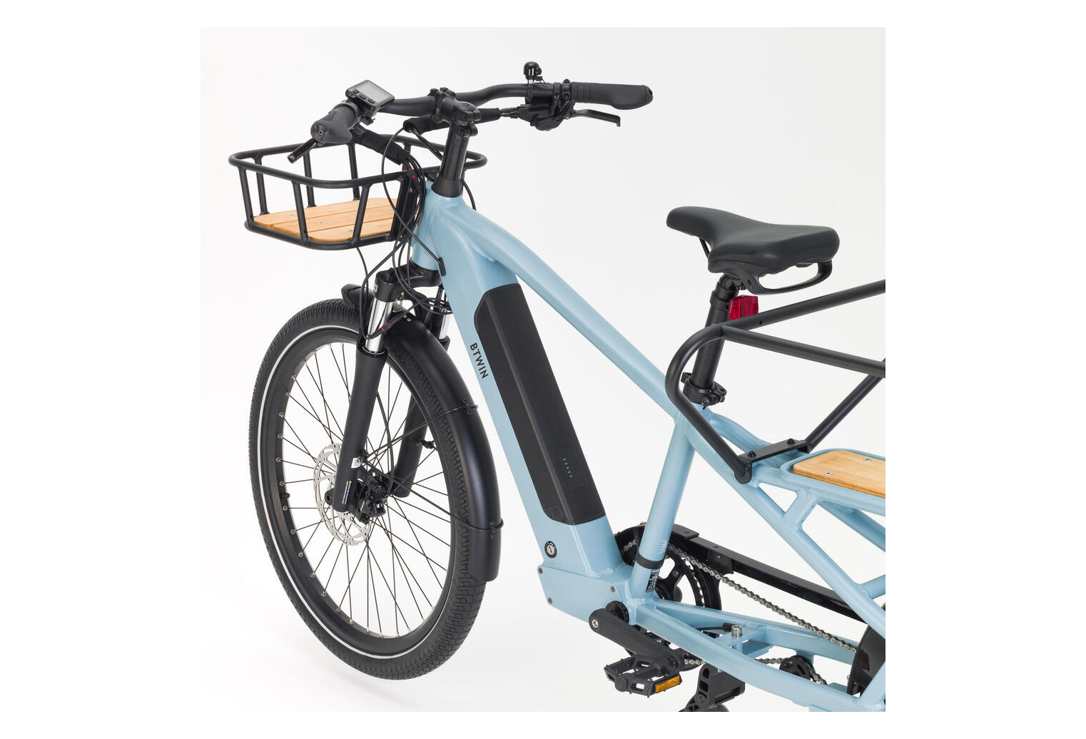 Btwin Elops R500E Microshift 8V 26/20'' 672 Wh Bleu 2022 – Image 5