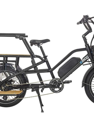 cargo électrique longtail noir 840WH 20' Bafang 250W