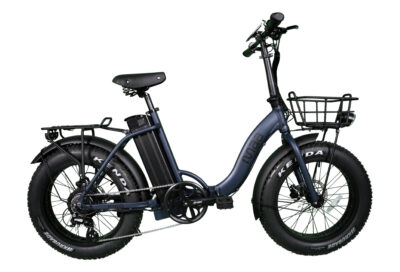 Piko bleu jean et noir fat bike pliant électrique