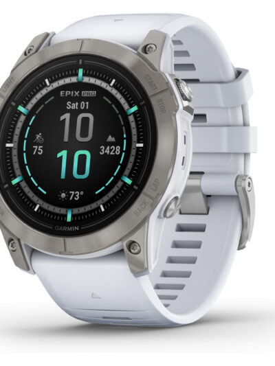 Garmin Epix Pro Gen 2 Sapphire Titane 51mm Blanc Argent