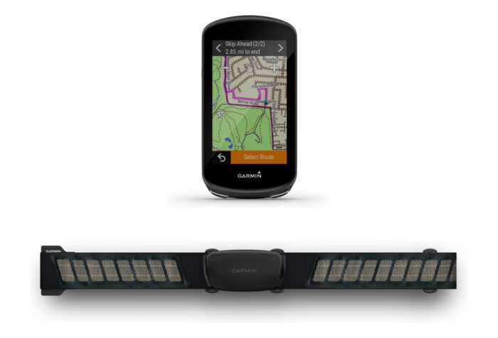 GPS Garmin Edge 1030 Plus + Ceinture Cardiofréquencemètre Garmin HRM-Dual