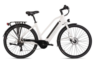 Hollandia Mantova blanc Vélo électrique femme 28
