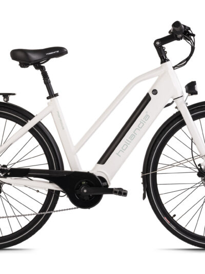 Hollandia Mantova blanc Vélo électrique femme 28