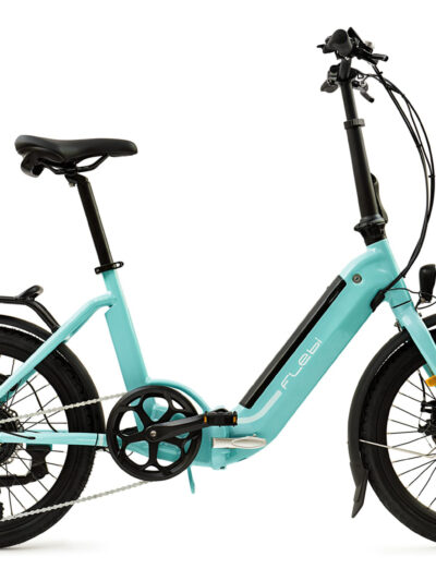 Vélo Electrique Pliant Swan 20 bleu ciel