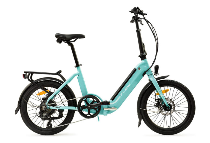 Vélo Electrique Pliant Swan 20 bleu ciel
