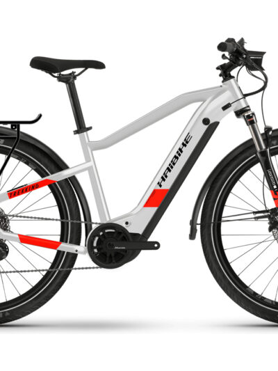 Haibike Trekking 7 i630Wh Gris / Rouge Mat 2022